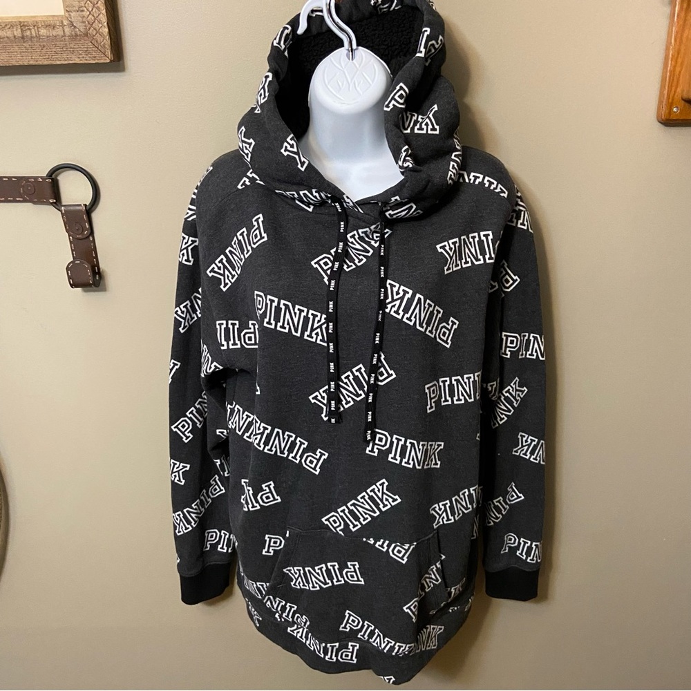 Victoria’s Secret Womens Oversized Gray Hoodie size XS